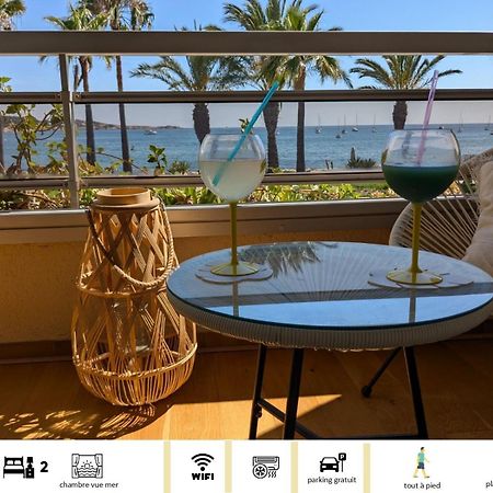 "Le Palmier Dore", Cosy T3 A 3 Minutes A Pied Des Plages, Parking Et Clim Sanary-sur-Mer Exterior photo