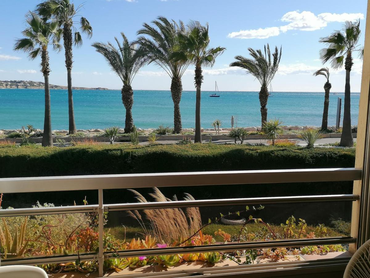 "Le Palmier Dore", Cosy T3 A 3 Minutes A Pied Des Plages, Parking Et Clim Sanary-sur-Mer Exterior photo